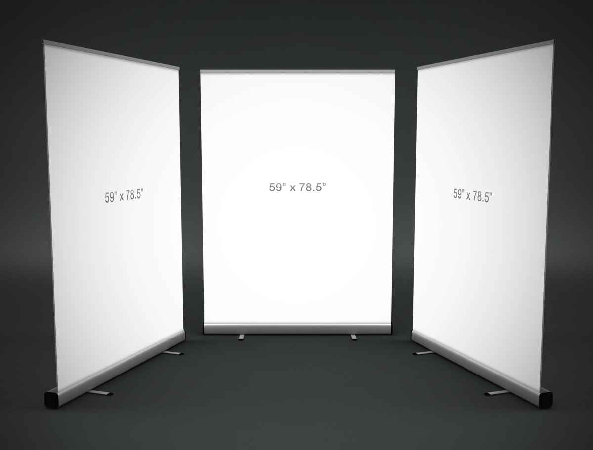 Угловой стенд мокап