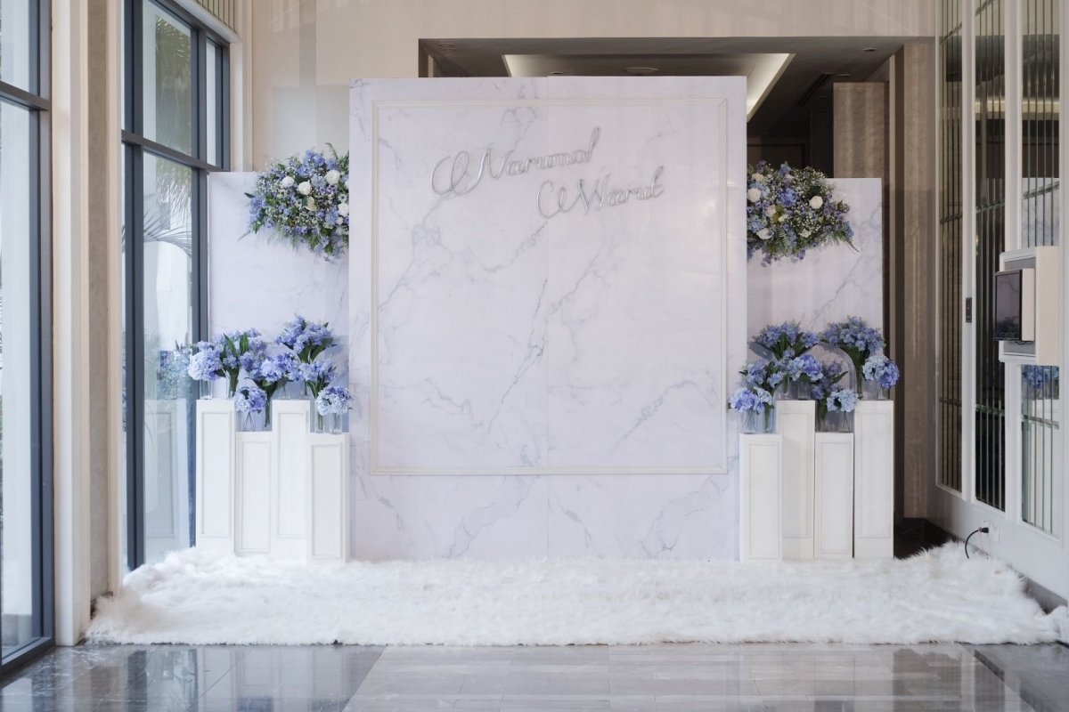 Фотозона на свадьбу Минимализм