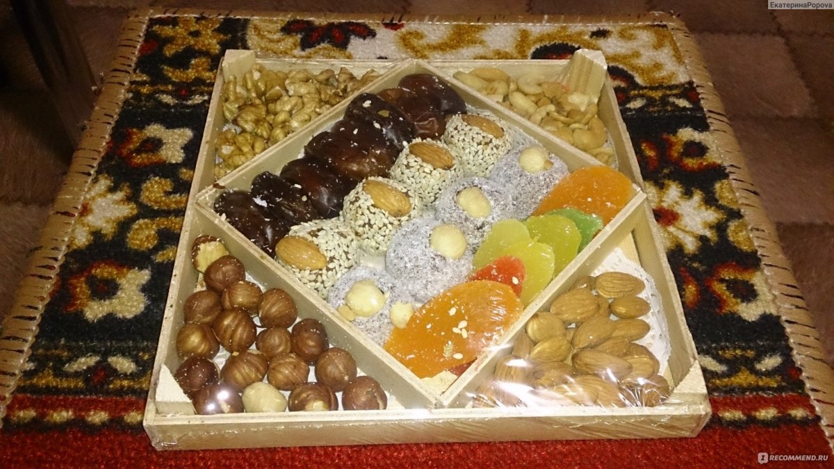 Подарок из сухофруктов