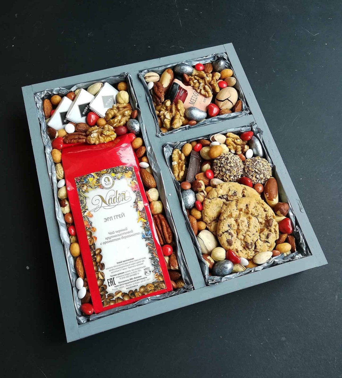 Упаковка орехов в подарок