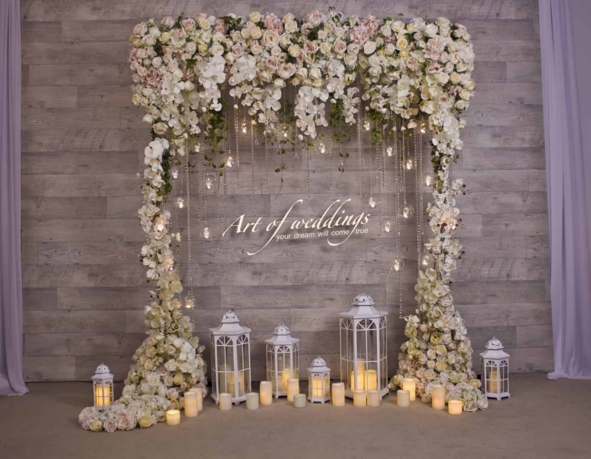 Бюджетная фотозона на свадьбу