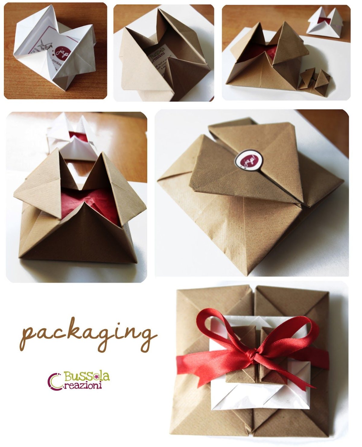 Пакет подарочный бумажный своими руками