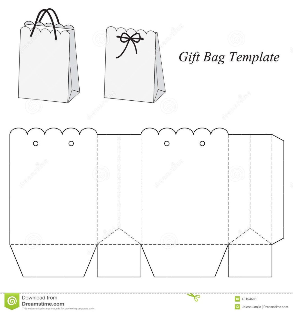 Пакет подарочный бумажный своими руками