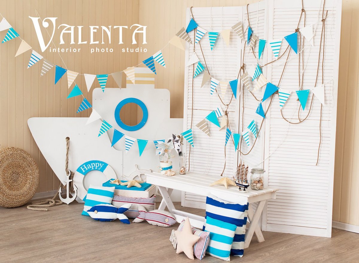 Стенд в морском стиле