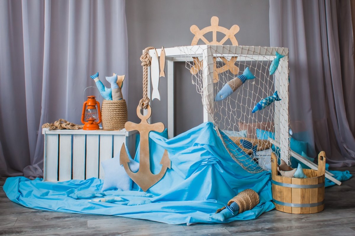 Декорации на морскую тему