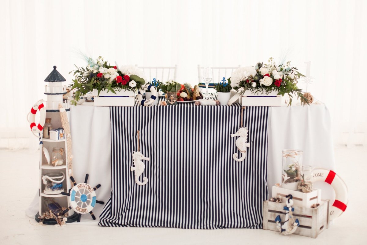 Морская вечеринка фотозона