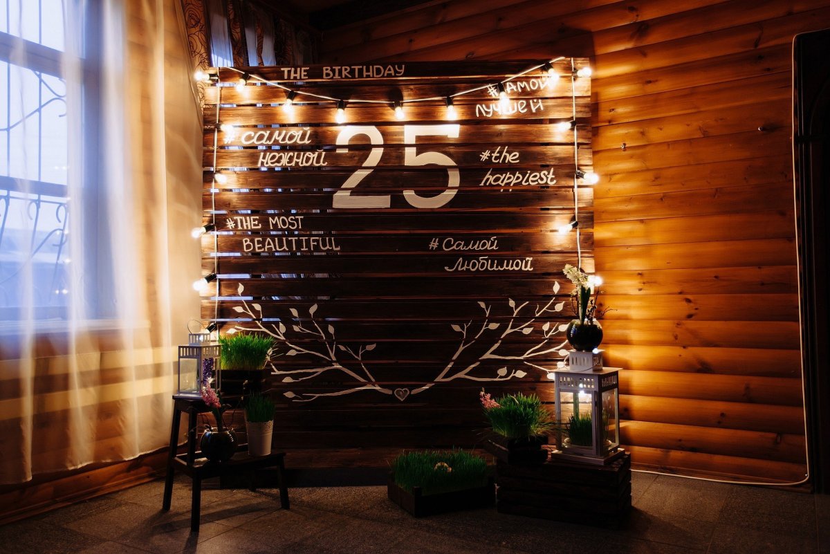 Фотозона на юбилей мужчине