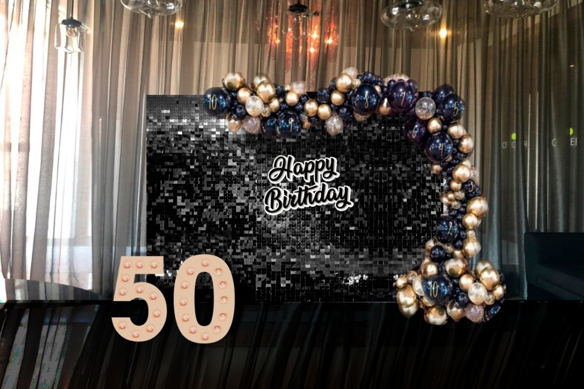 Декор на юбилей мужчине