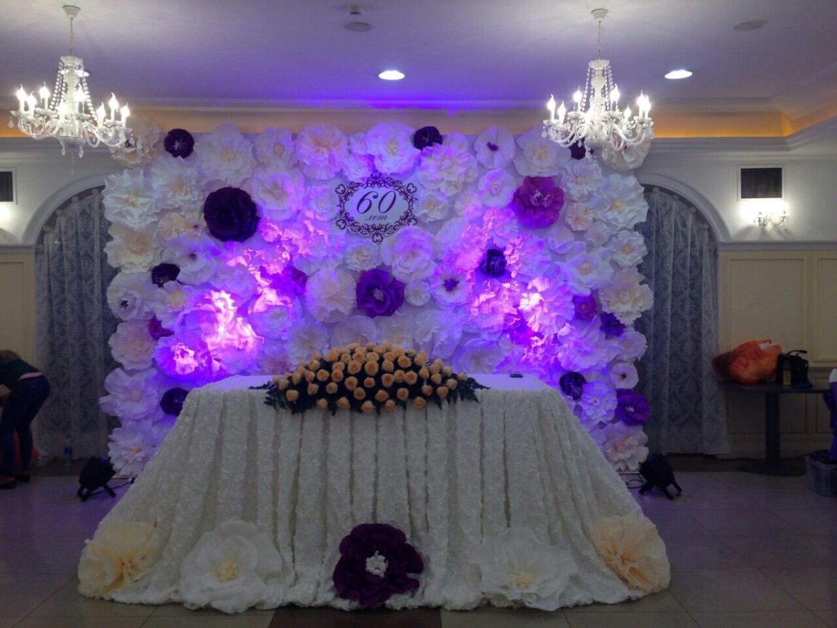 Украшение на юбилей