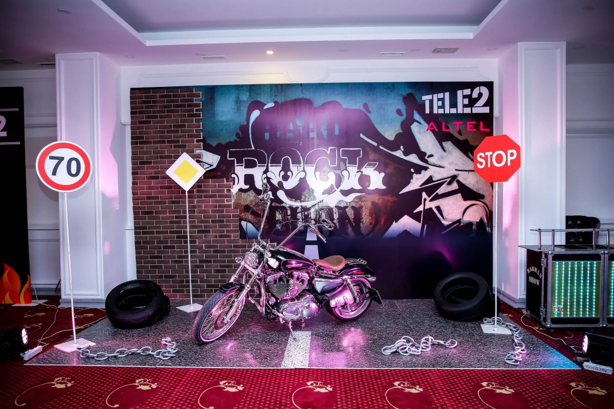 Рок вечеринка декорации