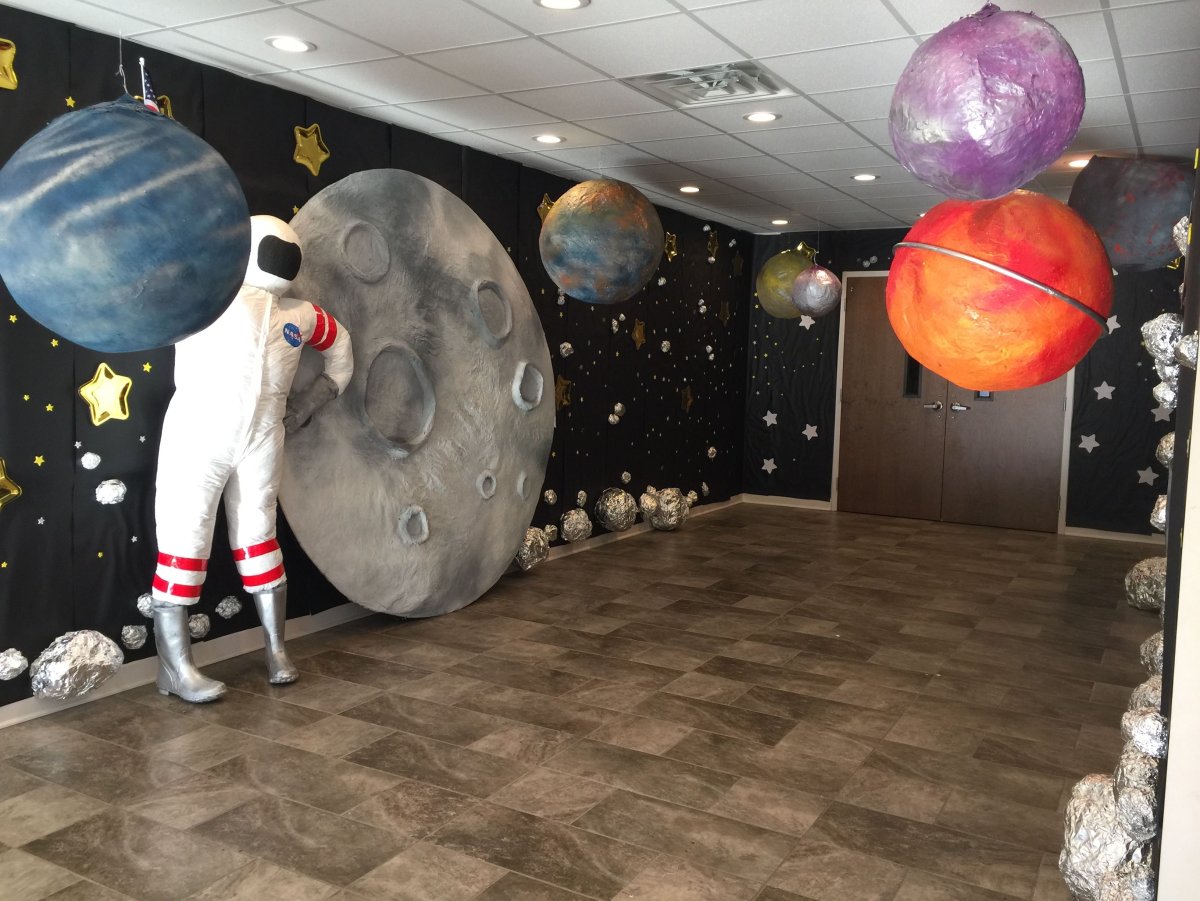 Декорации в космическом стиле