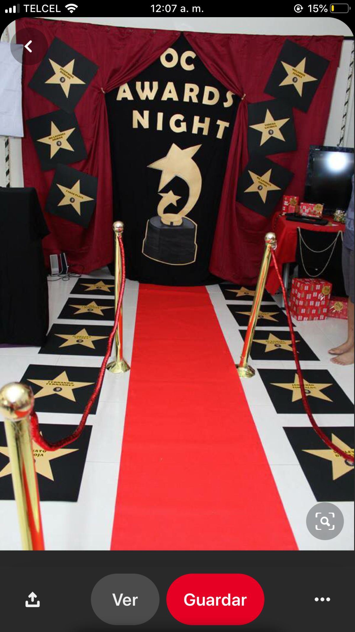 Фотозона Оскар Голливуд