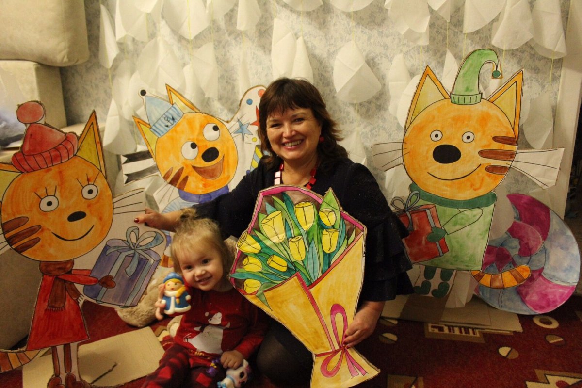 День рождения в стиле три кота