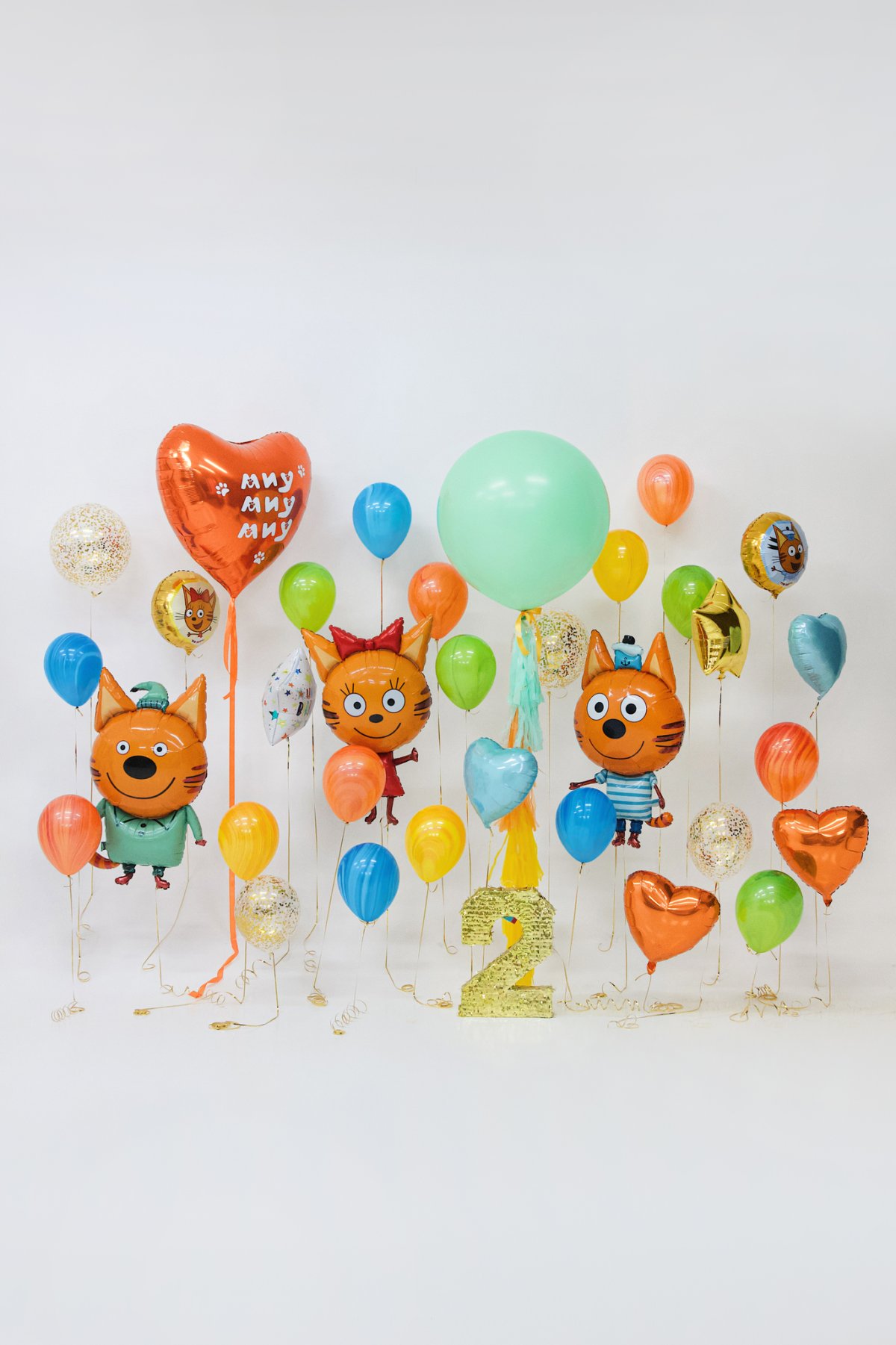 Праздник в стиле три кота