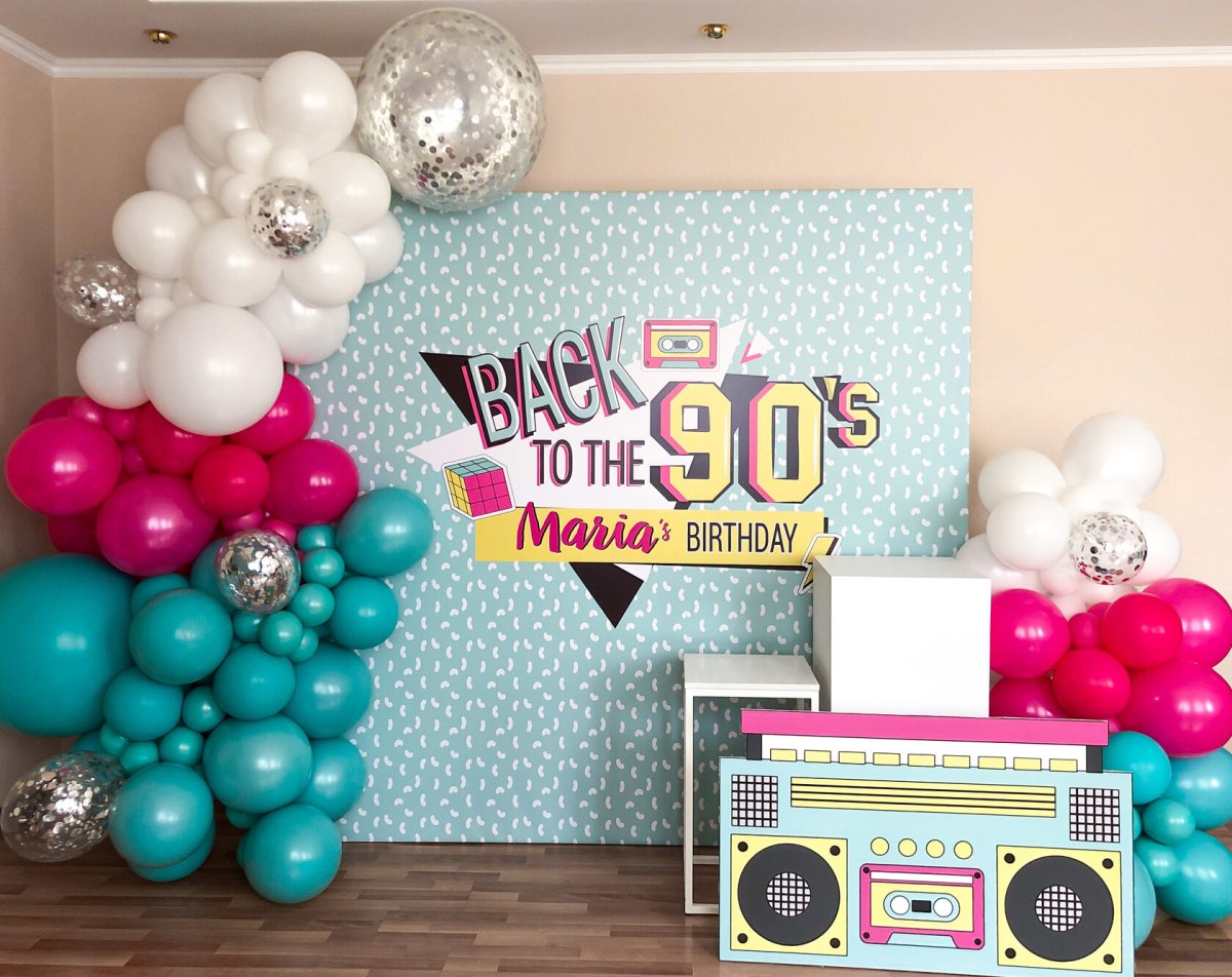 Фотозона дискотека 90-х