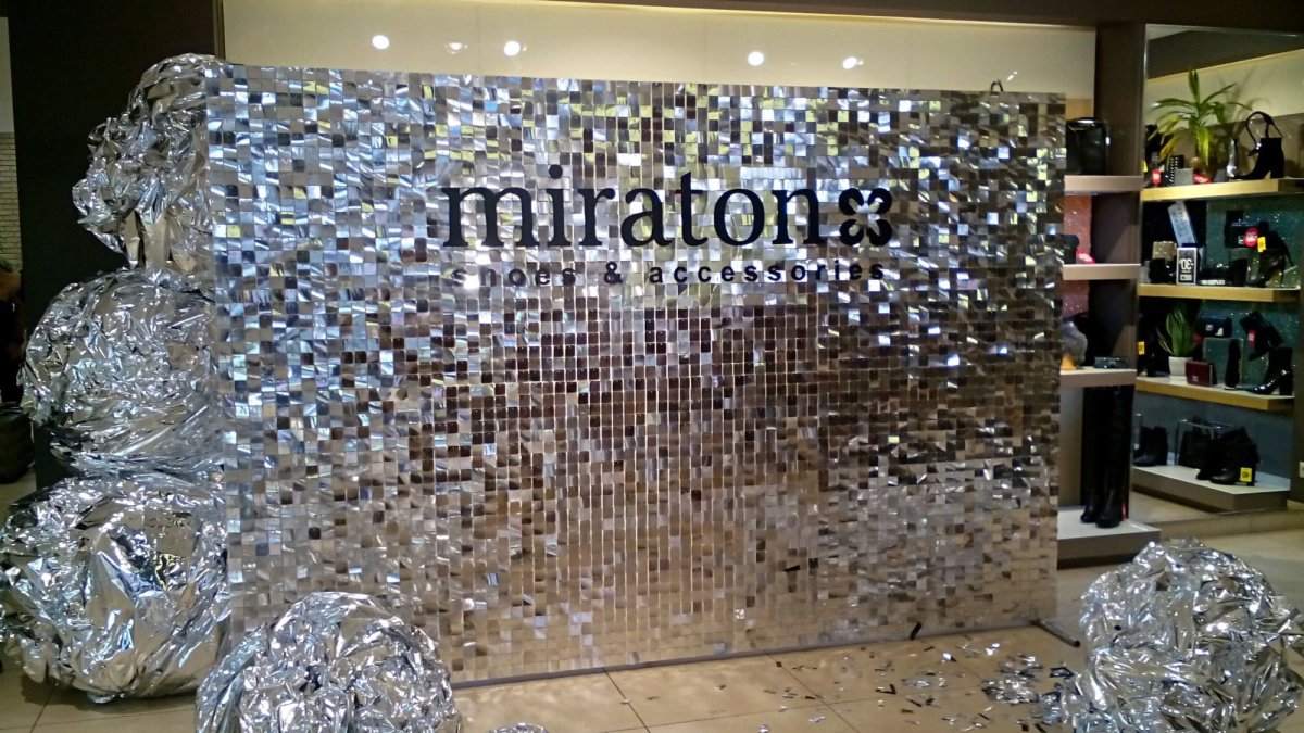 Фотозоны с пайетками