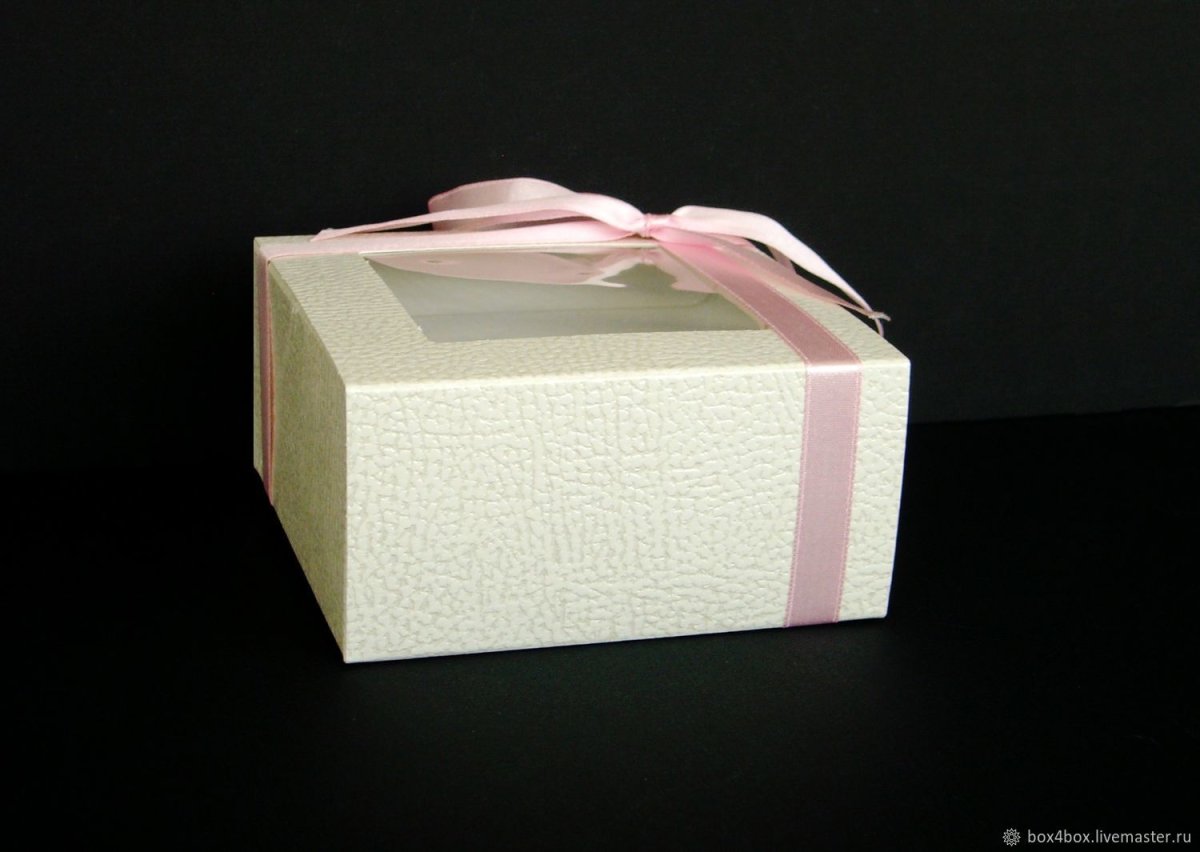 Крафт коробка 12х12х3