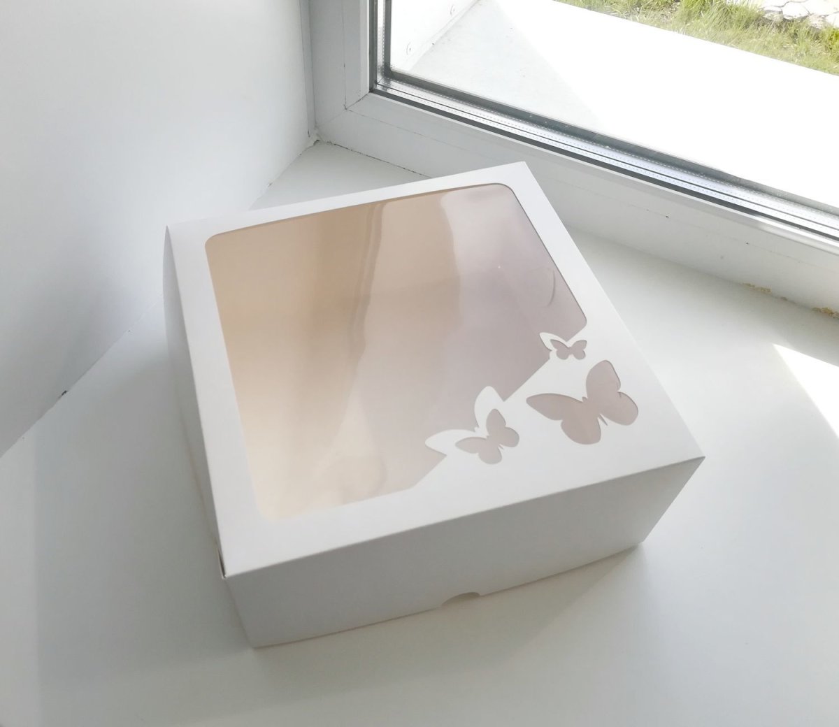 Контейнер бумажный Eco TABOX 300 С окном 100x80x35 мм 240 мл, крафт