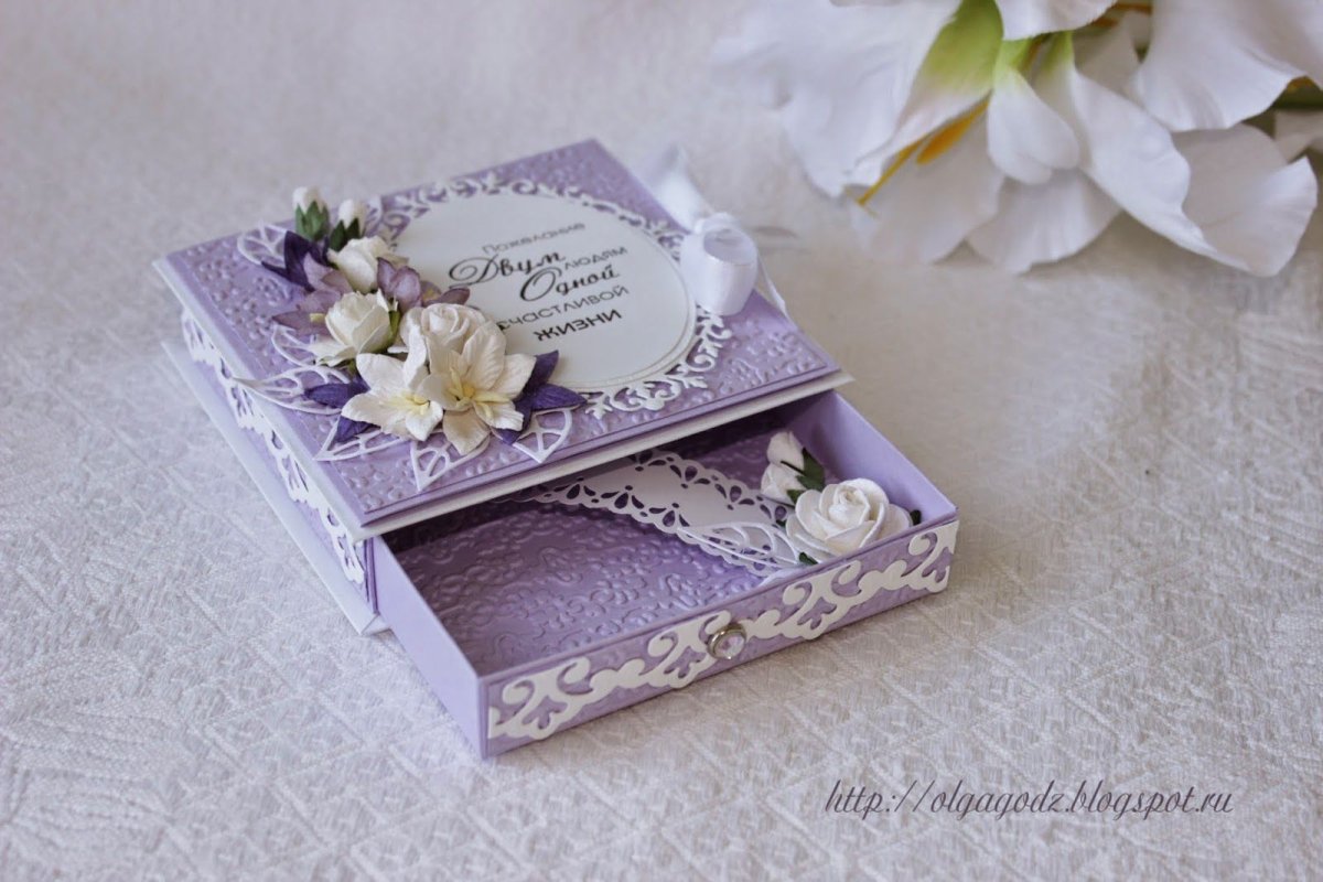 Красивая упаковка для денег на свадьбу