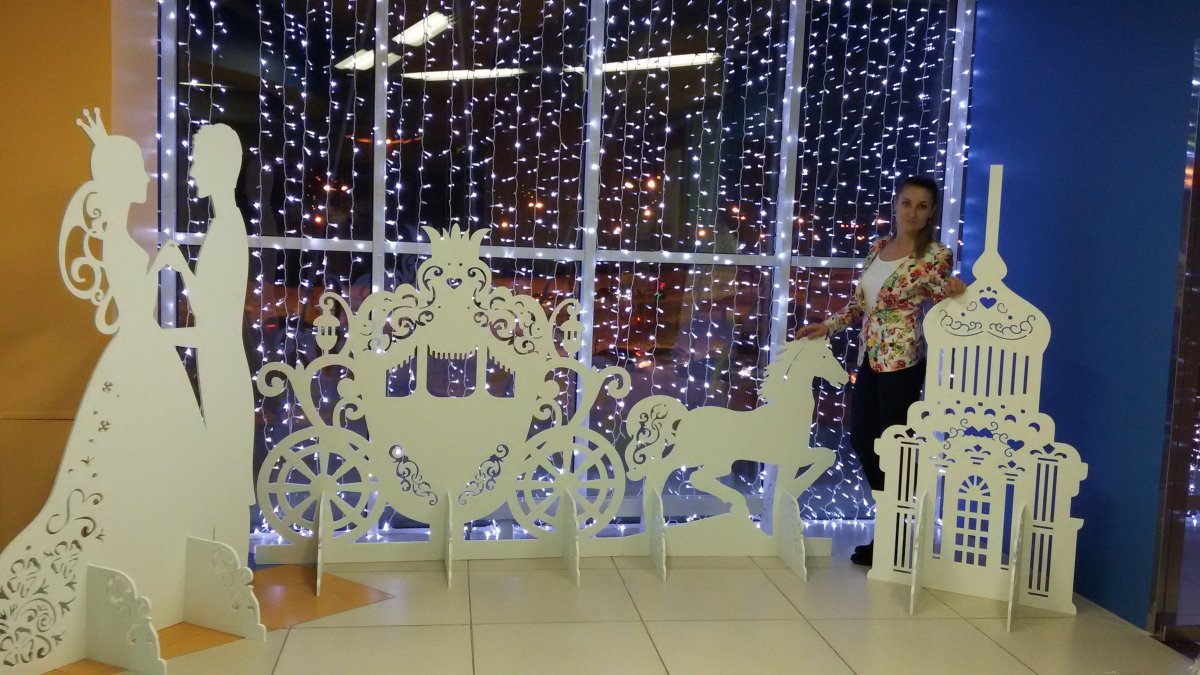 Алиса в стране чудес декорации