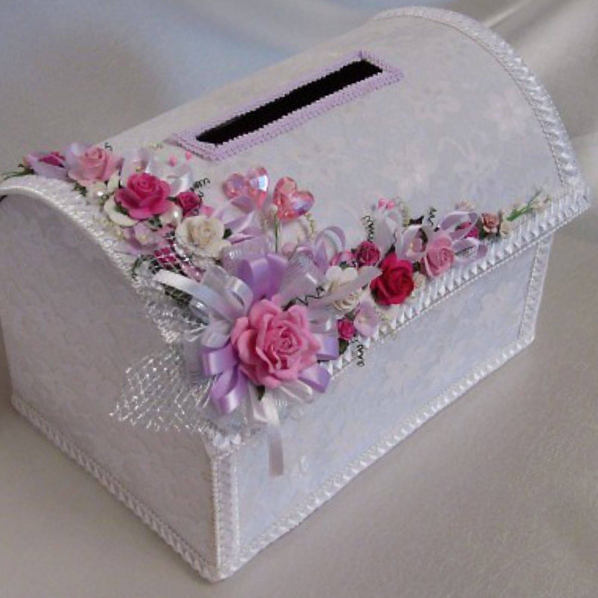 Свадебная коробка для денег