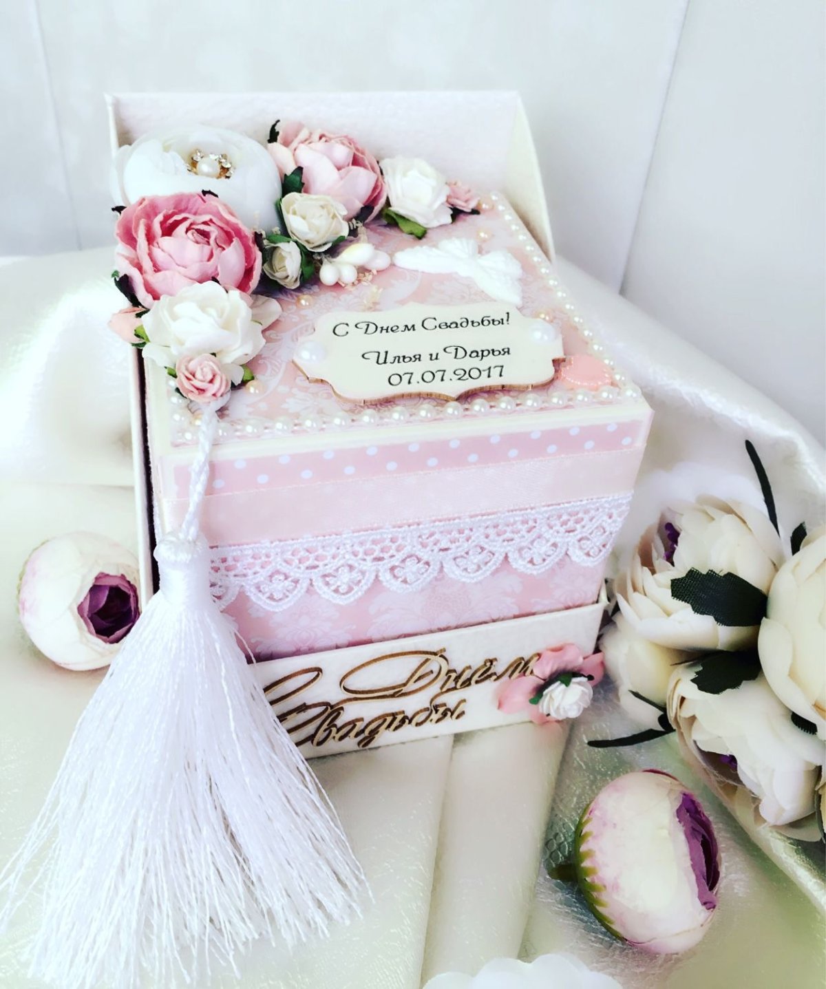 Свадебный сундучок для денег