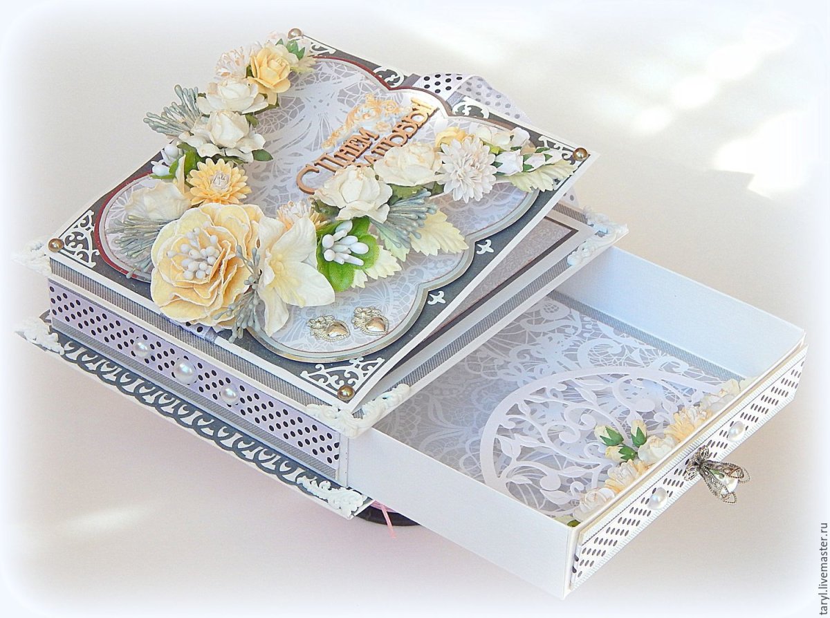 Свадебный сундучок для денег