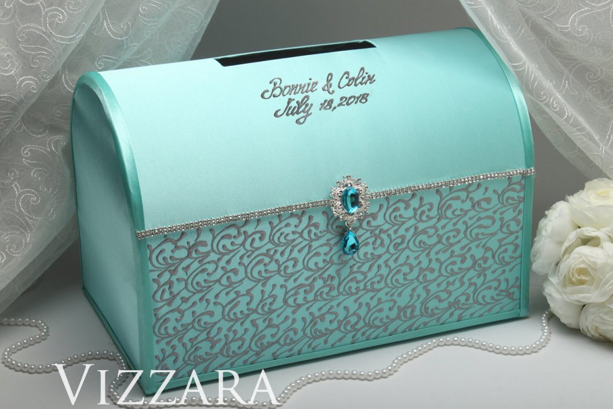 Свадебный сундук для денег