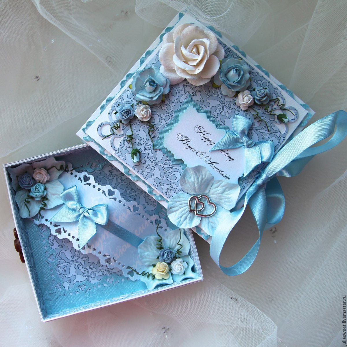 Коробка под конверты на свадьбу