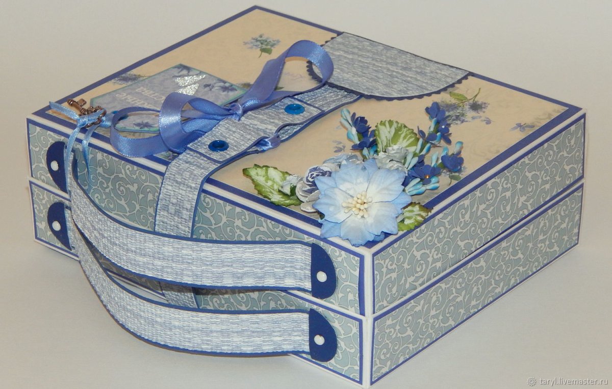 Оформление коробки на новый год