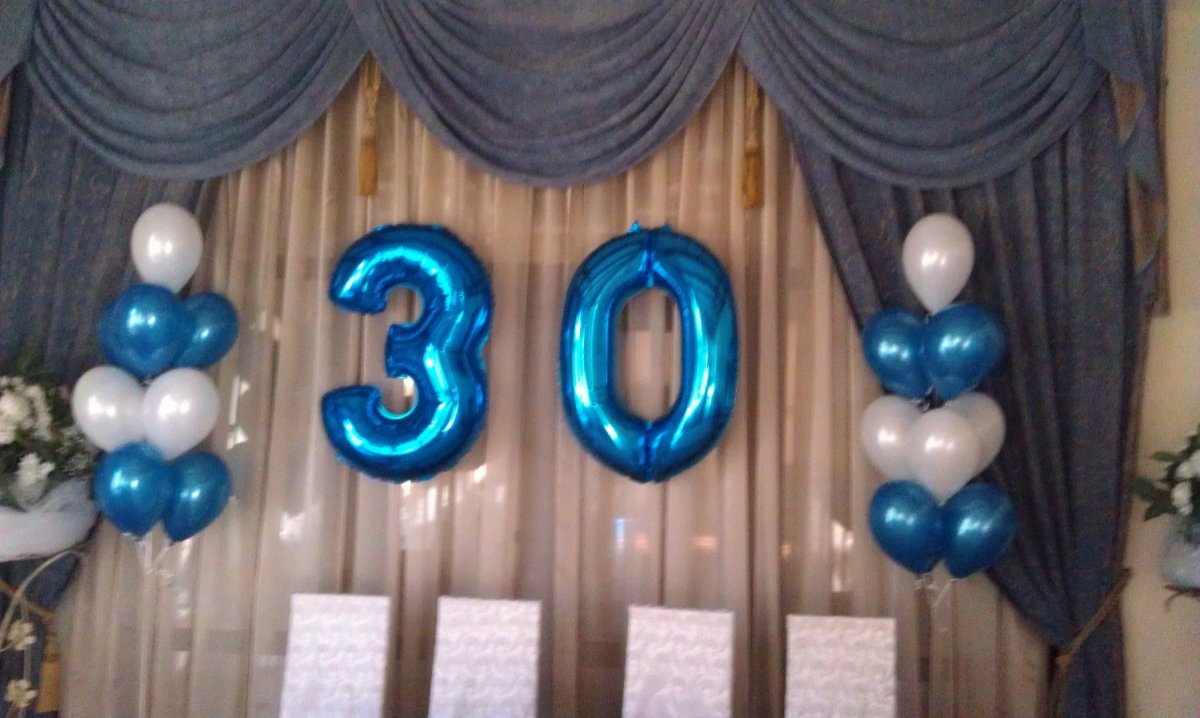 Декор юбилея