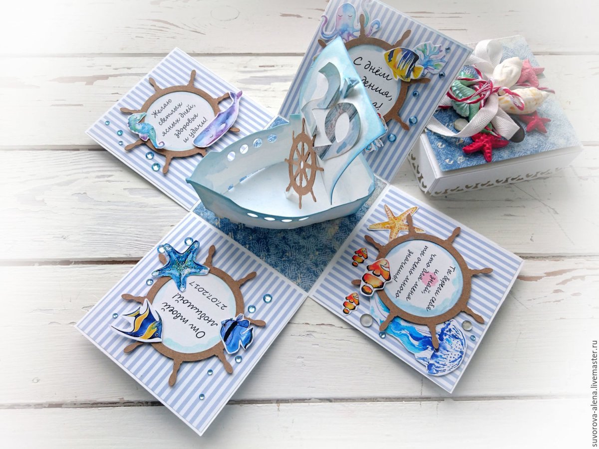 Коробка фотоальбом Скрапбукинг