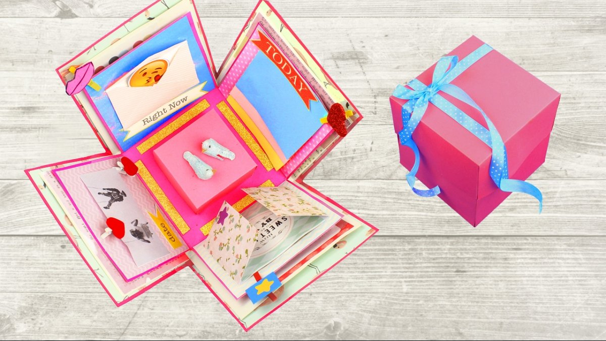 Коробочка с сюрпризом на новый год