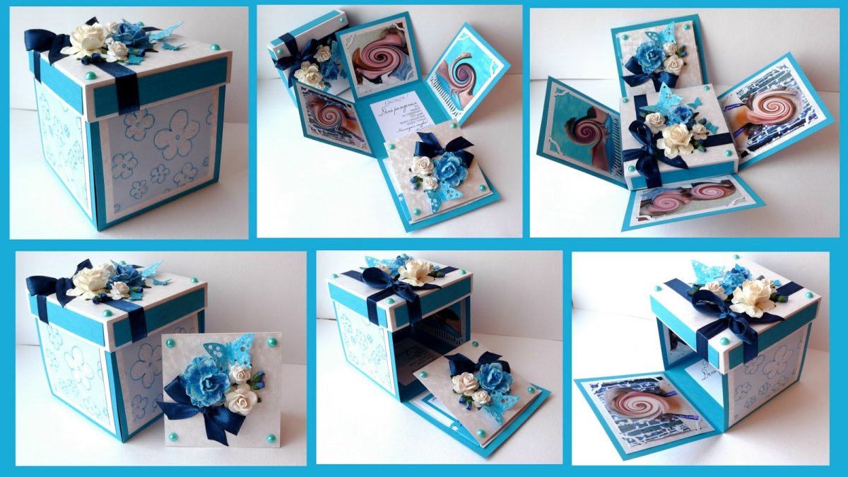 Скрапбукинг коробочки