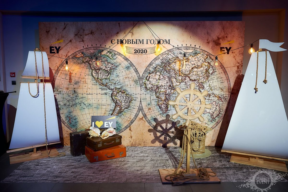 Фотозона в стиле сюрреализма