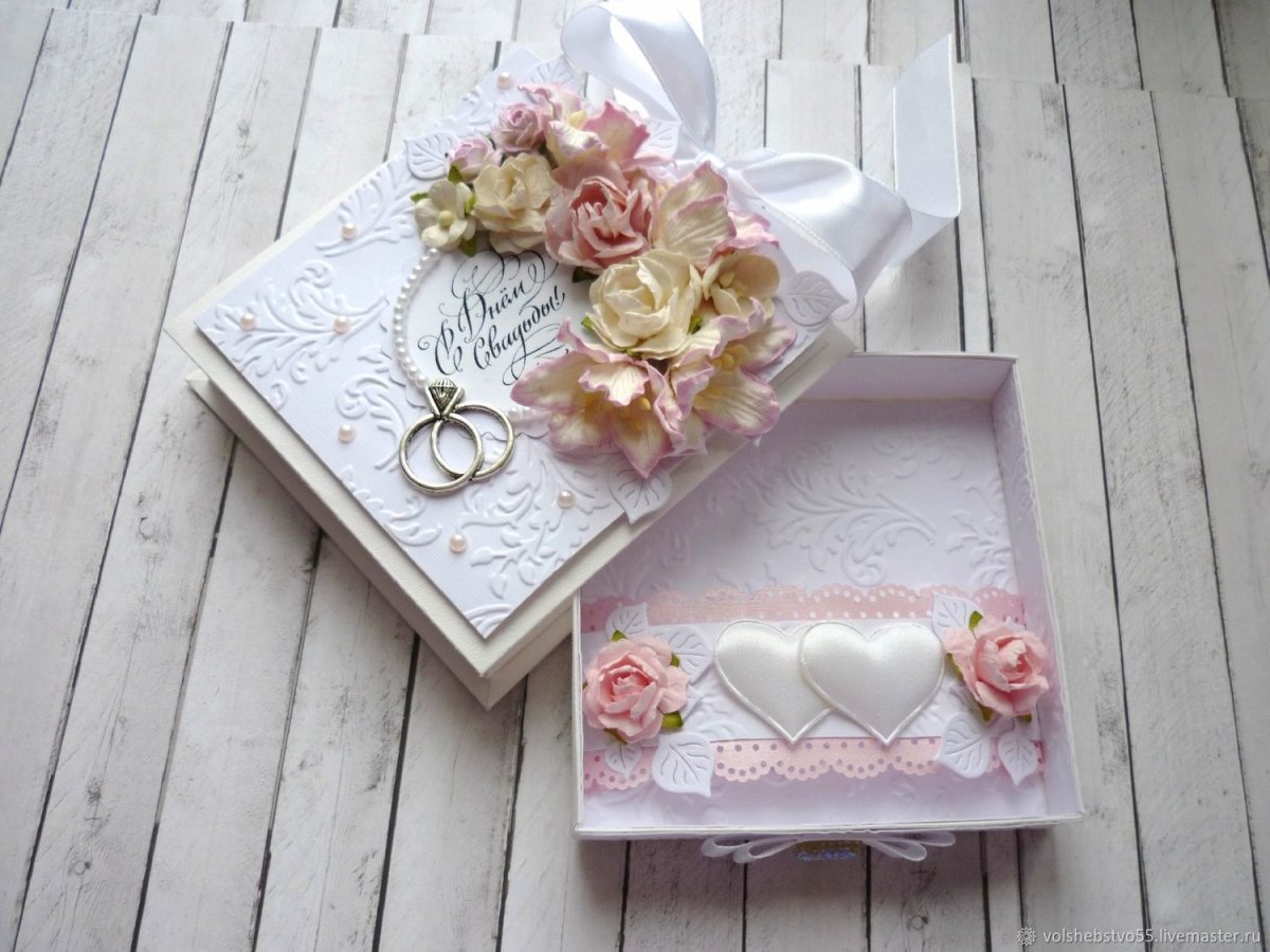 Коробочки для подарков на свадьбу