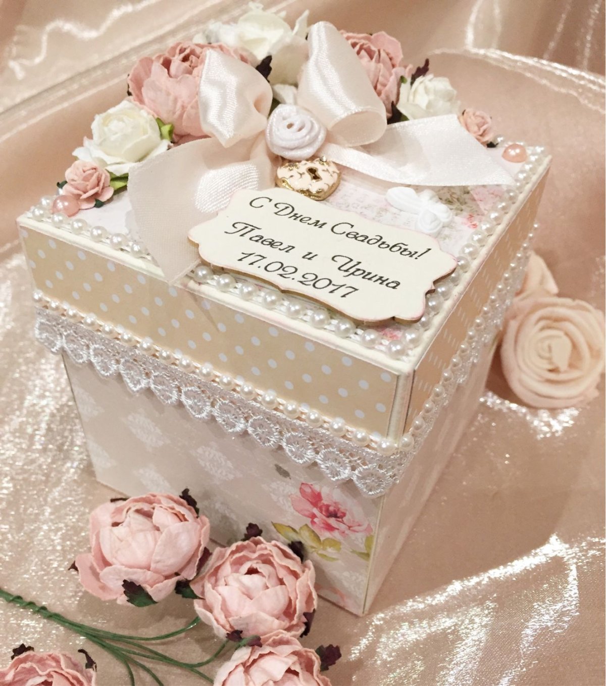 Свадебная коробочка для денег
