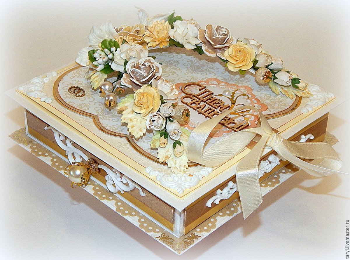 Свадебная шкатулка для денег