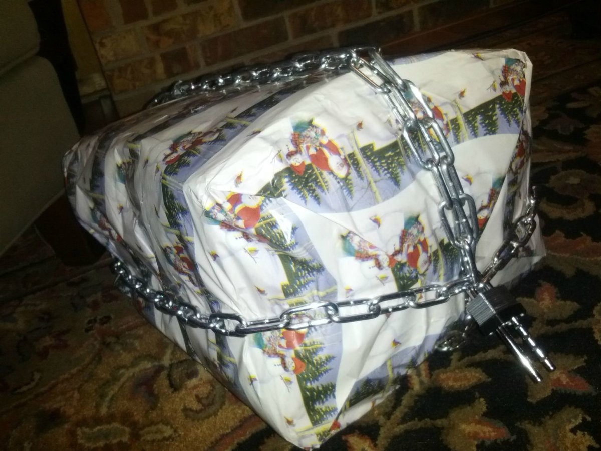 Прикольная подарочная упаковка