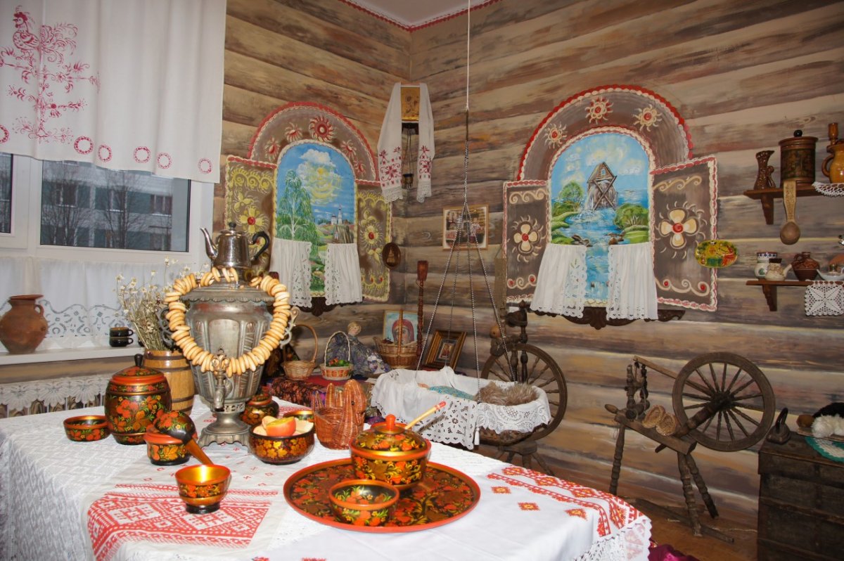 Мини музей русская изба
