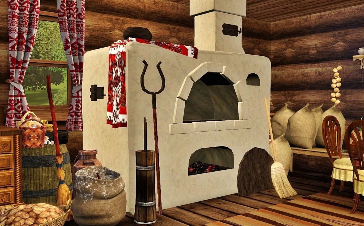 Декорации русской избы