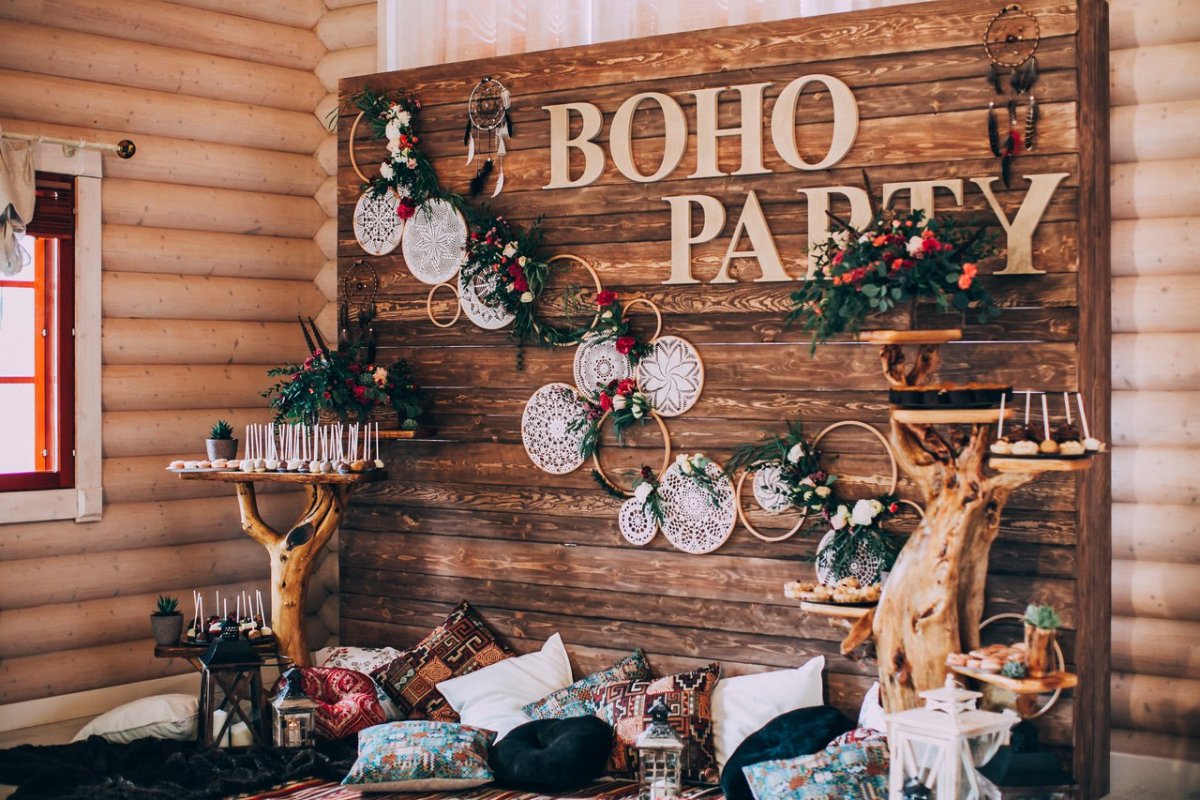 Фотозона в русском стиле