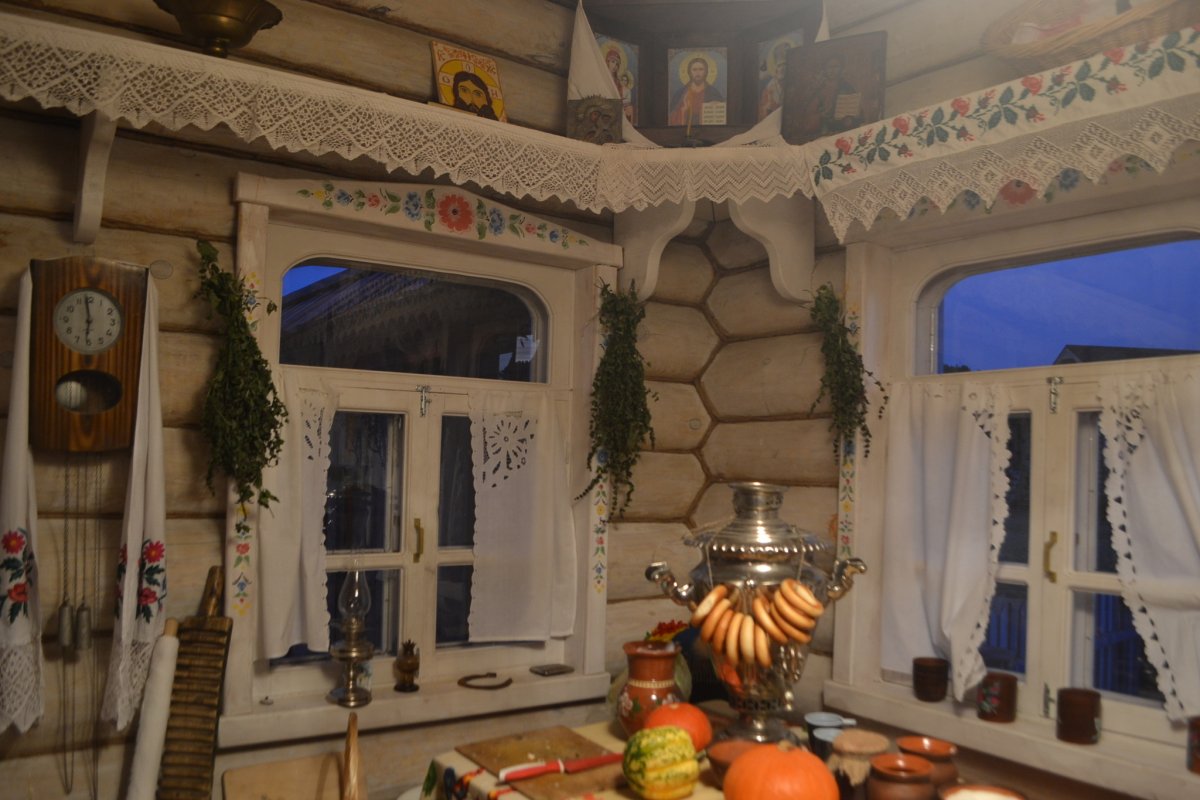 Рождественский крестьянский домик