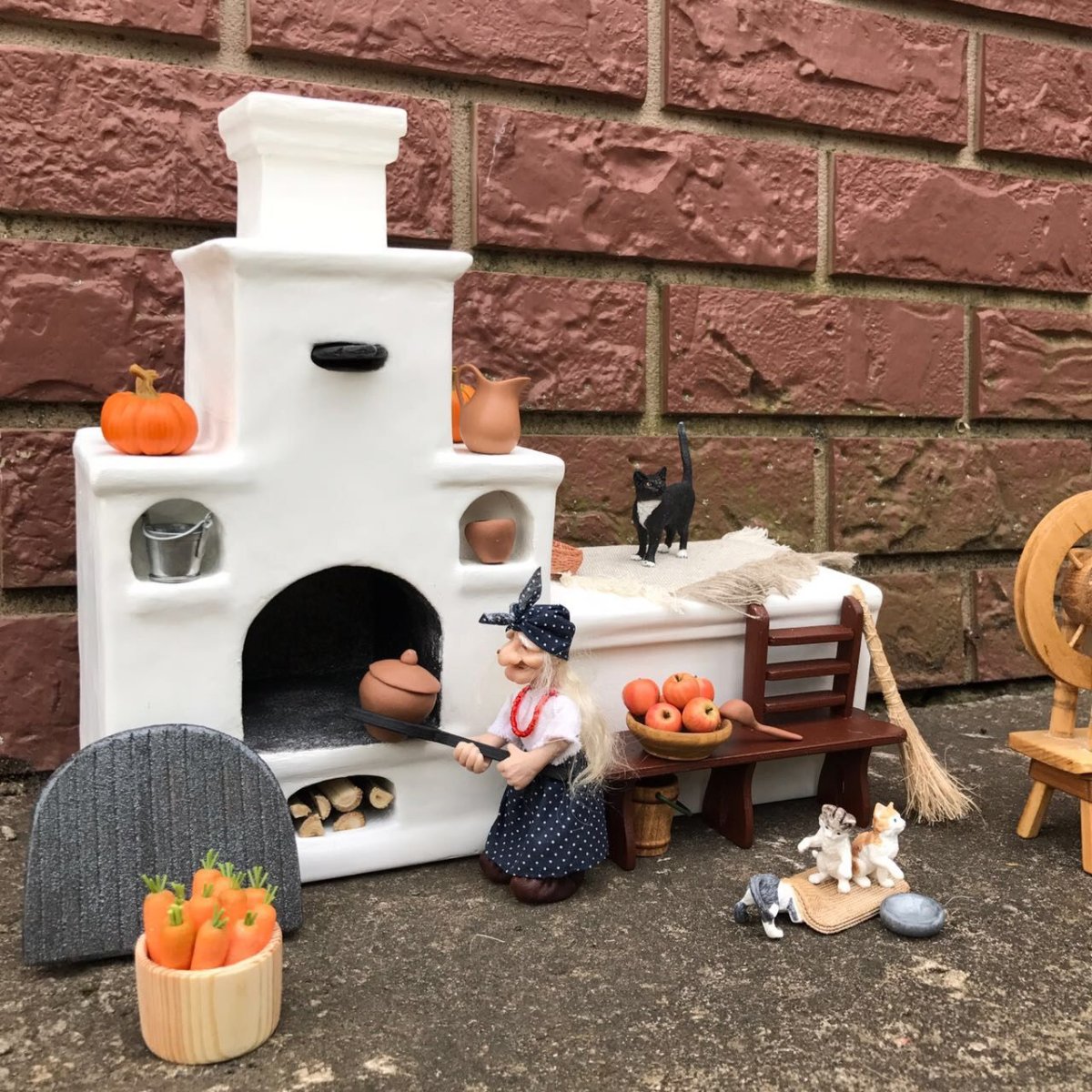 Декоративная русская печь