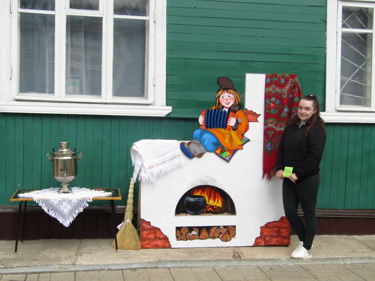 Фотозона печка русская