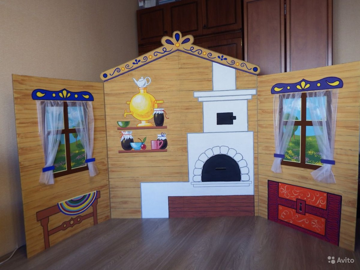 Декорация печка для детского сада