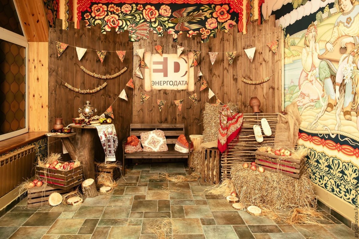 Декоративная русская печь