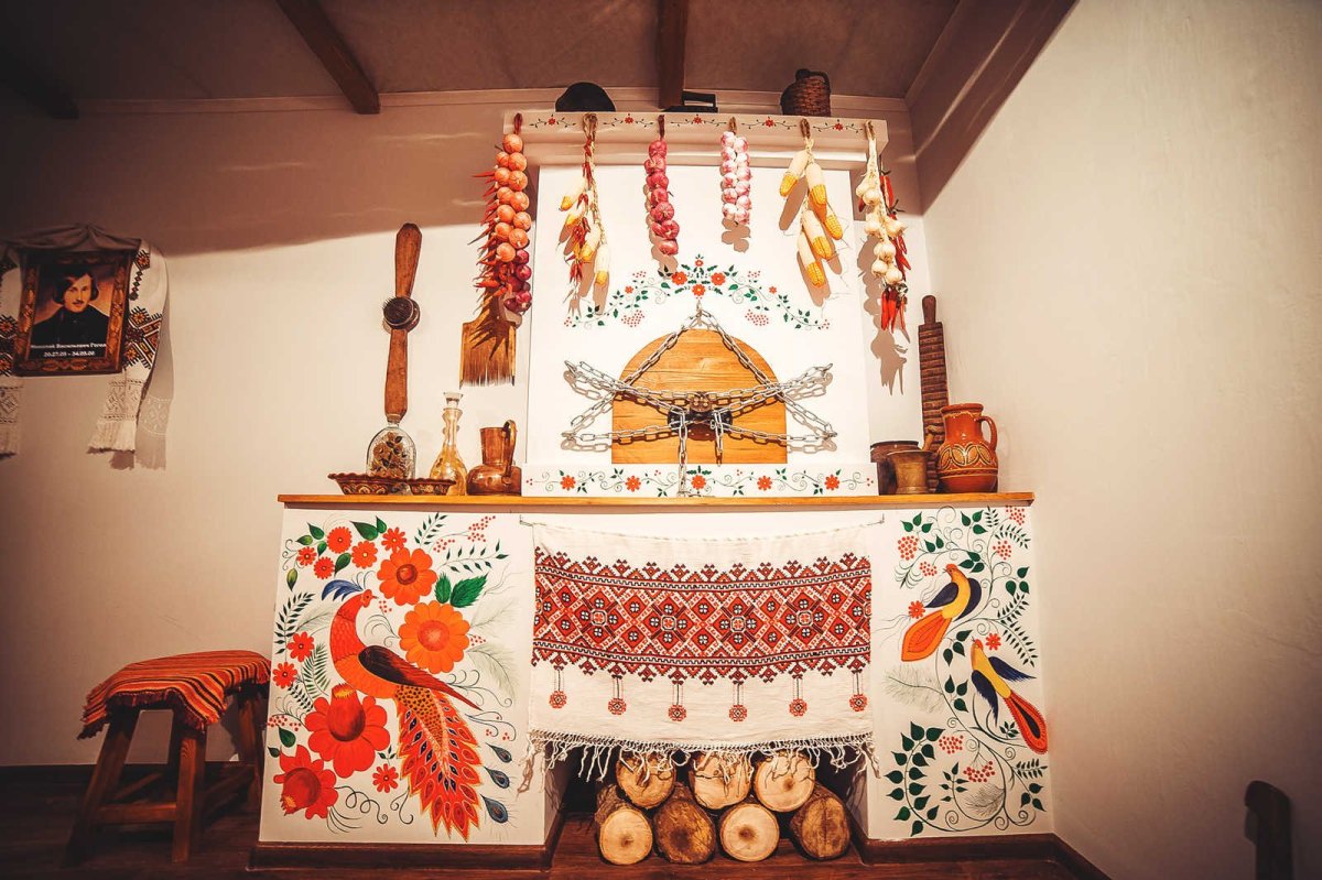 Чайный домик русская печка