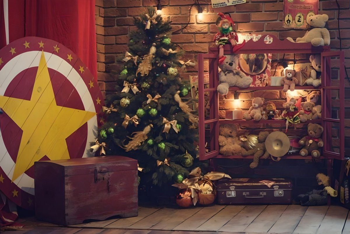 Новогодний декоративный камин