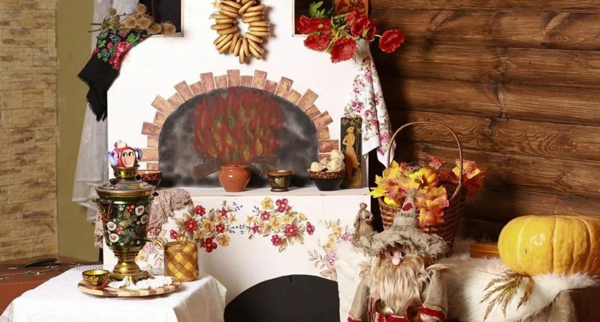 Декорации русской печки